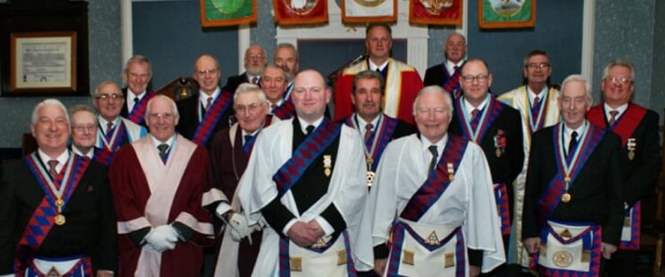 The East Lancashire Royal Arch Presentation Team Perform a Double Exaltation at Perseverance Chapter No.300